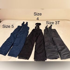 Cherokee Kids Overalls - Navy, Black, and Gray